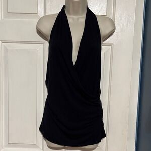 VENUS Black Halter Neck Top